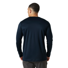 Load image into Gallery viewer, Helly Hansen Men's Tech Crew Neck Long Sleeve UPF50 Technical Top 2.0 (Navy)