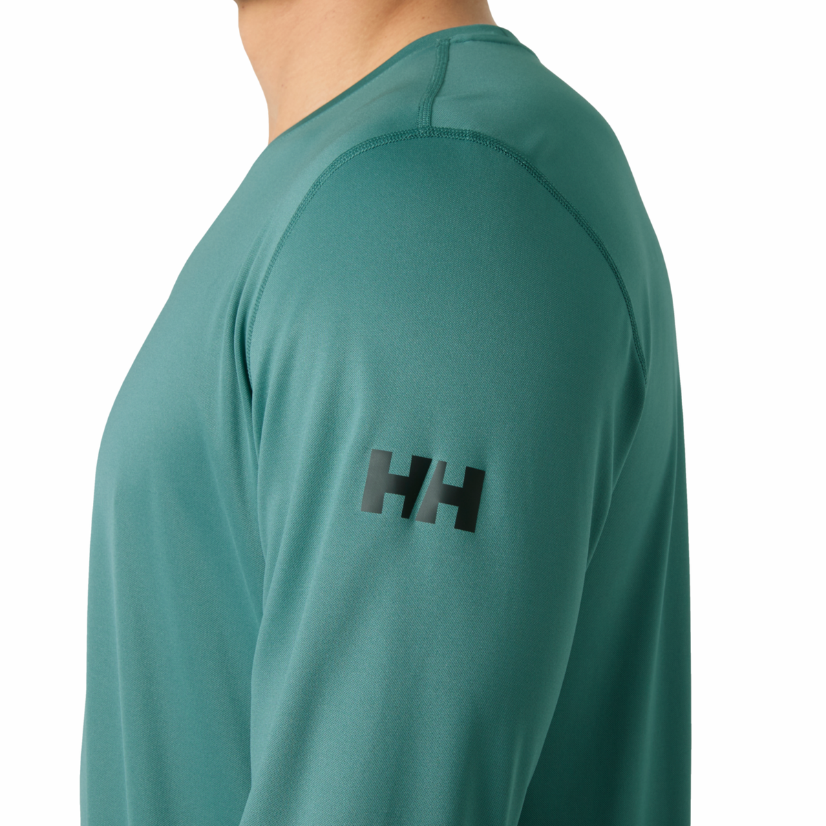 Helly Hansen Men's Tech Crew Neck Long Sleeve Technical Top 2.0 Opal Green 494 4958