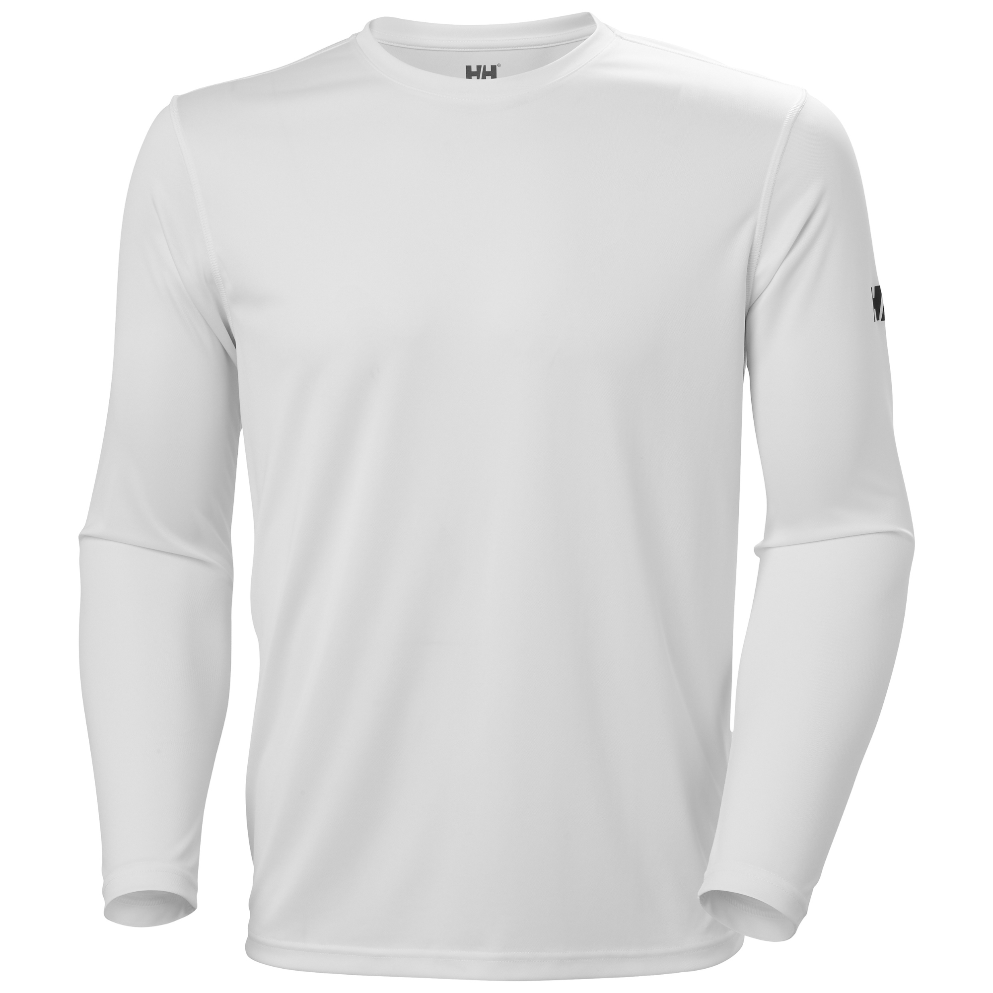 Helly Hansen Men's Tech Crew Neck Long Sleeve UPF50 Technical Top 2.0 (White)