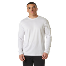 Load image into Gallery viewer, Helly Hansen Men's Tech Crew Neck Long Sleeve UPF50 Technical Top 2.0 (White)