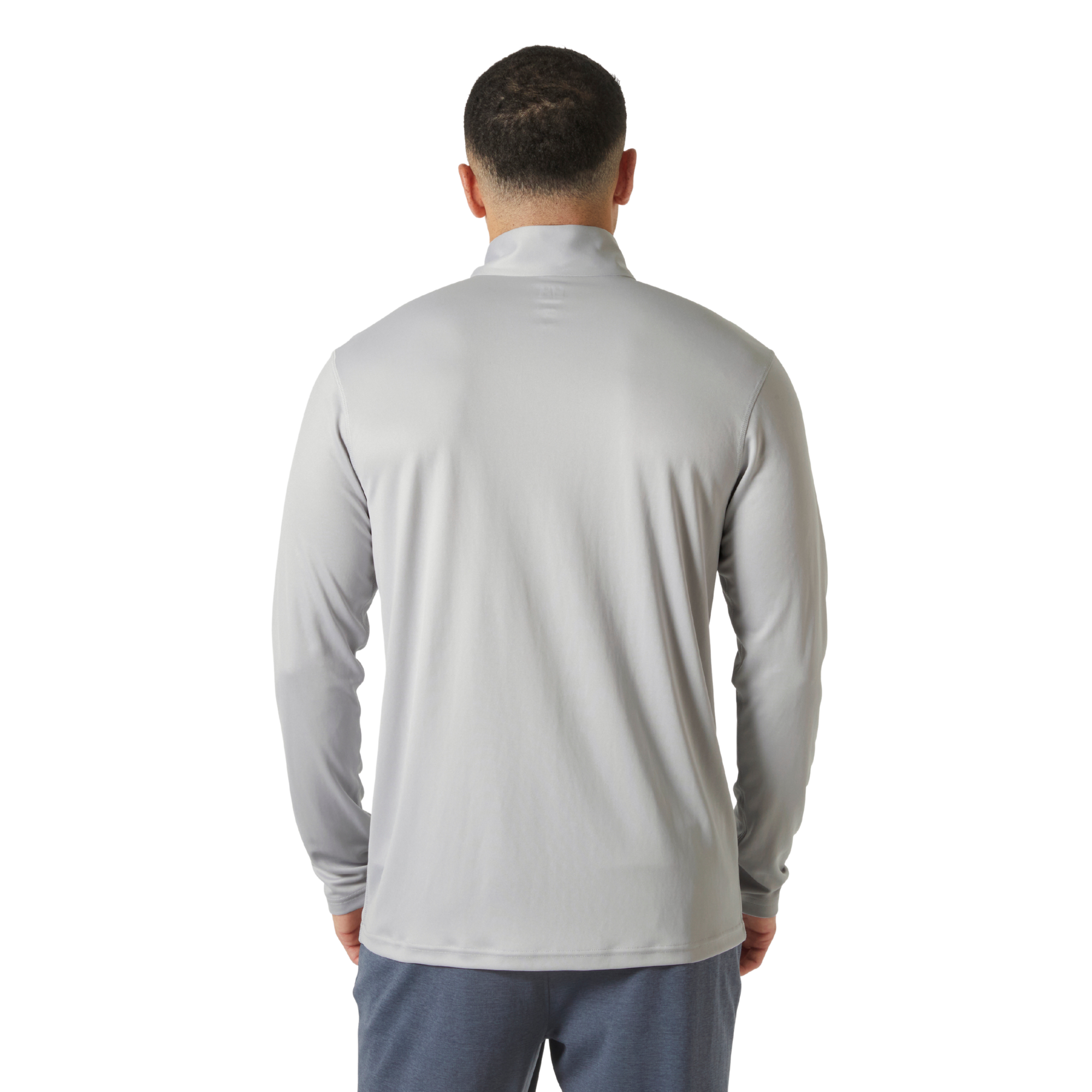 Helly Hansen Men's Tech Half Zip 2.0 UPF50 Technical Top (Grey Fog)