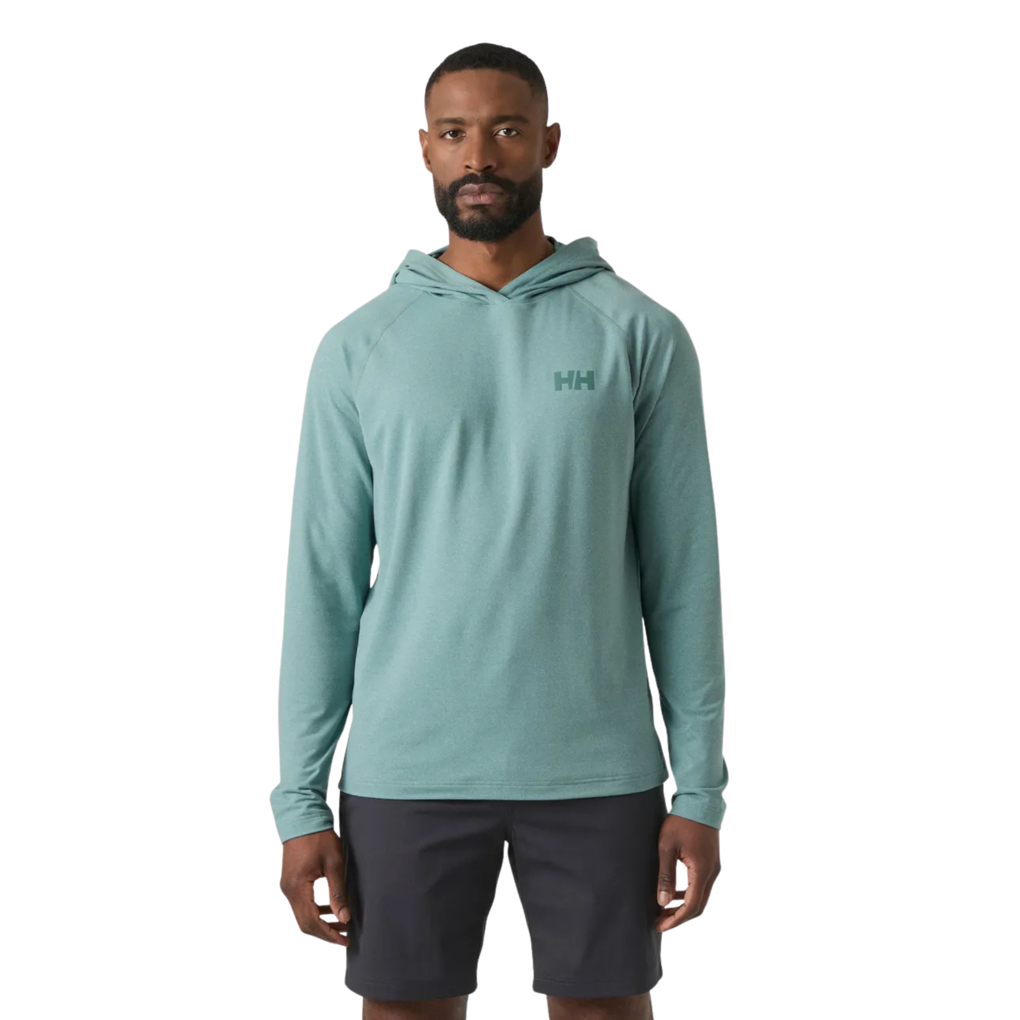 Helly Hansen Men's Tyri Knit Pullover Hoodie Opal Green 494 63399