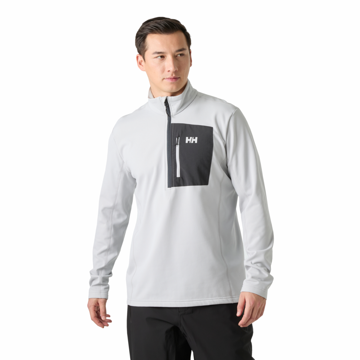 Helly Hansen Men's Versalite Half Zip Fleece Top Grey Fog 853 49550