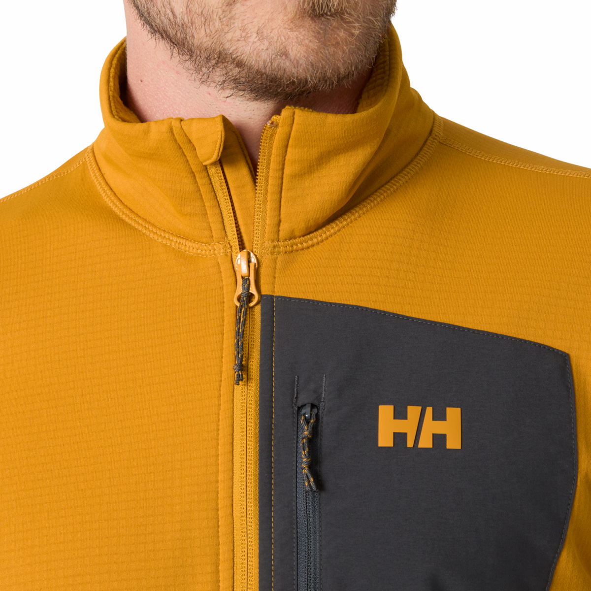 Helly Hansen Men's Versalite Half Zip Fleece Top Mustard 399 49550