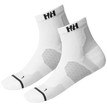 Load image into Gallery viewer, Helly Hansen Unisex Trail Socks - 2 Pair Pack (White)