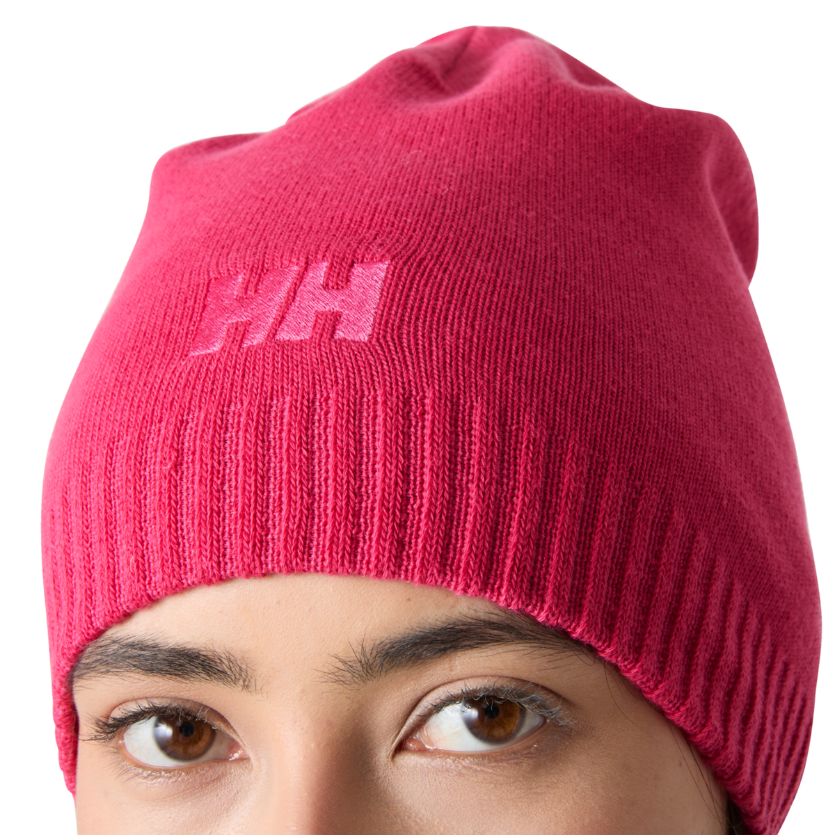 Helly Hansen Unisex Brand Beanie Hat Cranberry 092 57502