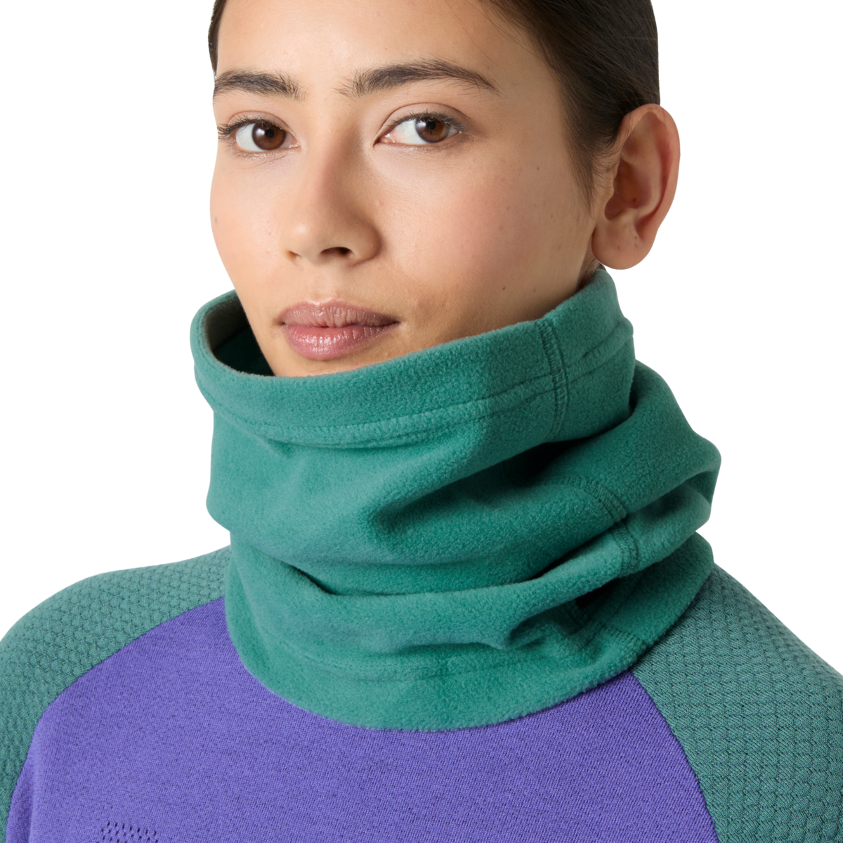 Helly Hansen Unisex Daybreaker Polartec Fleece Neck Gaiter Opal Green 494 67651