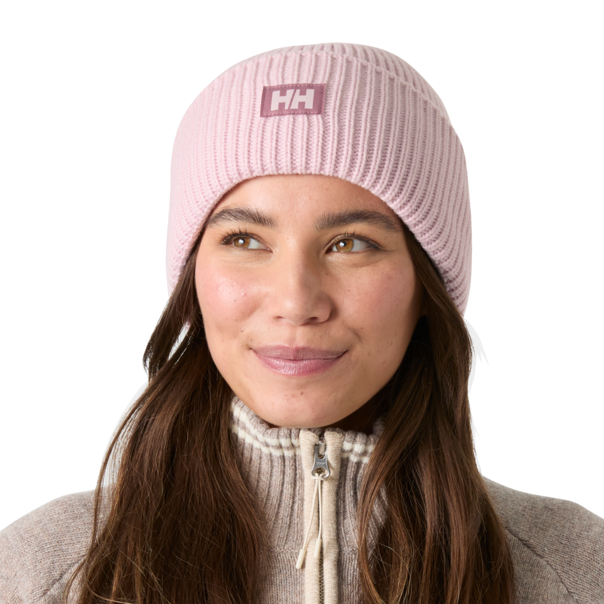 Helly Hansen Unisex HH Rib Beanie Hat Pinkshake 079 54020