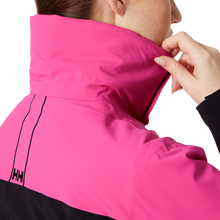 Load image into Gallery viewer, Helly Hansen Women's Alphelia Insulated HT Waterproof Ski Jacket (Dragon Fruit Black)
