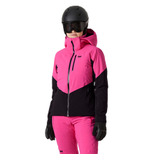 Load image into Gallery viewer, Helly Hansen Women's Alphelia Insulated HT Waterproof Ski Jacket (Dragon Fruit Black)