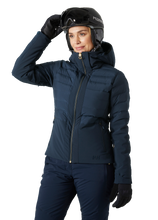 Load image into Gallery viewer, Helly Hansen Women's Avanti Waterproof Insulated Down Jacket (Navy)