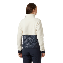 Load image into Gallery viewer, Helly Hansen Women's Bliss Hybrid Full Zip Fleece Jacket (Cream)