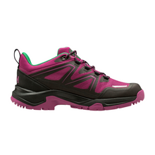 Load image into Gallery viewer, Helly Hansen Women's Cascade Low HT Waterproof Trail Shoes (Magenta 2.0/Evergreen)