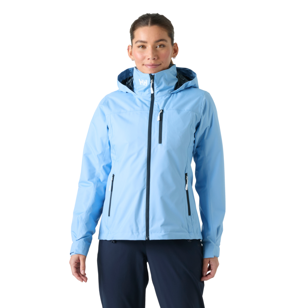 Helly Hansen Women's Crew Hooded Midlayer HT Waterproof Insulated Jacket 2.0 Bright Blue 627 34447