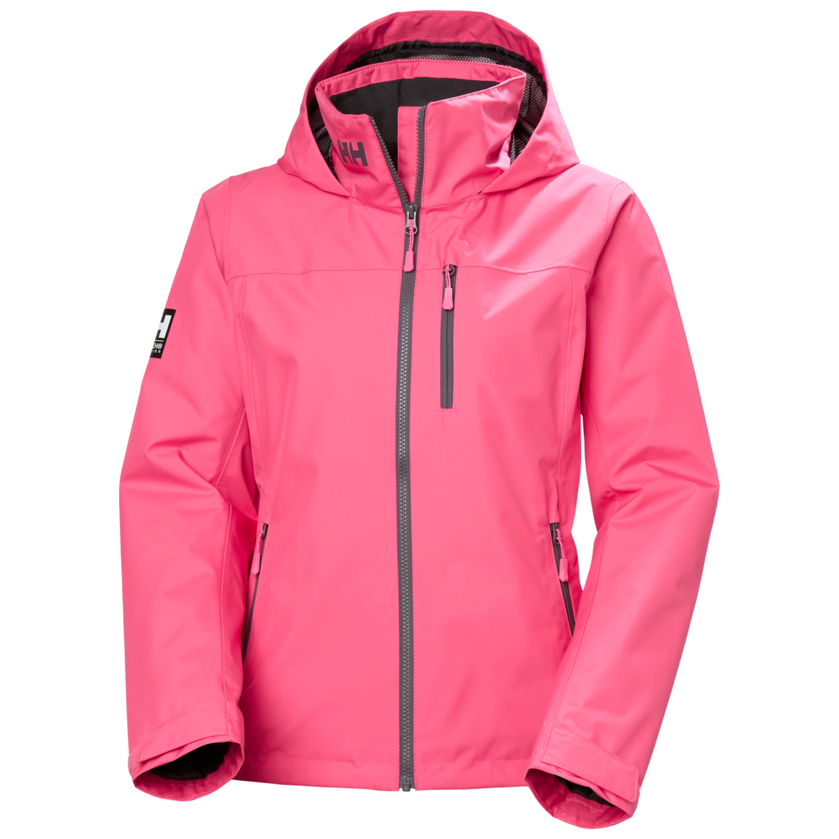 Helly Hansen Women's Crew Hooded Midlayer HT Waterproof Insulated Jacket 2.0 Hot Pink 074 34447
