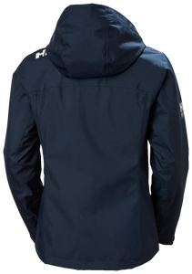 Helly Hansen Women's Crew Hooded Midlayer Waterproof Insulated Jacket 2.0 (Navy)