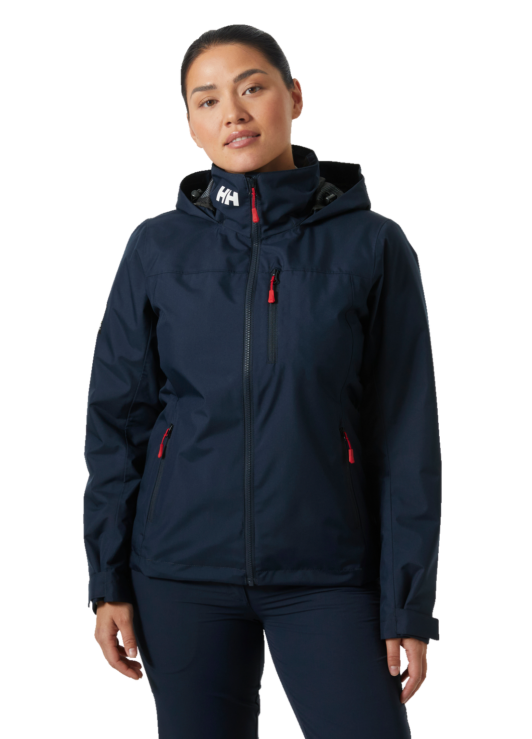 Helly Hansen Women's Crew Hooded Midlayer Waterproof Insulated Jacket 2.0 (Navy)