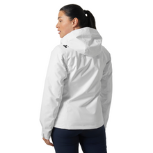 Load image into Gallery viewer, Helly Hansen Women's Crew Hooded Midlayer HT Waterproof Insulated Jacket 2.0 (White)