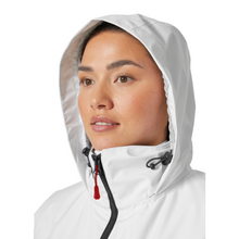 Load image into Gallery viewer, Helly Hansen Women's Crew Hooded Midlayer HT Waterproof Insulated Jacket 2.0 (White)