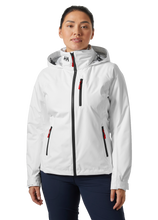 Load image into Gallery viewer, Helly Hansen Women&#39;s Crew Hooded Midlayer Waterproof Insulated Jacket 2.0 (White)
