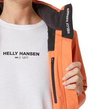 Load image into Gallery viewer, Helly Hansen Women's Crew Hooded HT 2L Waterproof Jacket 2.0 (Bonfire)