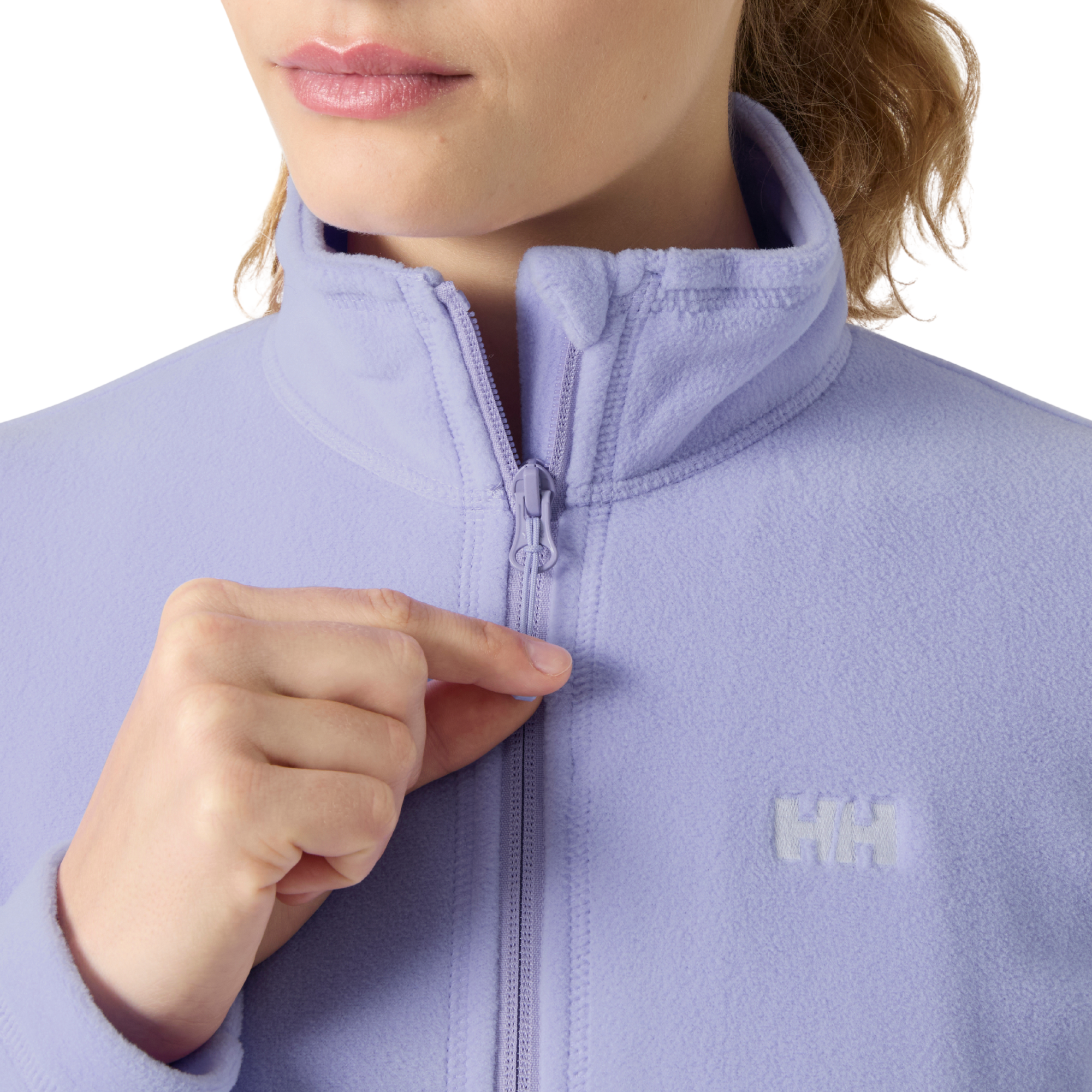 Helly Hansen Women's Daybreaker Polartec Full Zip Fleece (Bright Lavender)