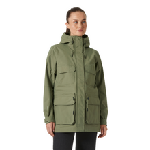Load image into Gallery viewer, Helly Hansen Women's Escape Utility 2L HT Waterproof Coat (Lav Green)