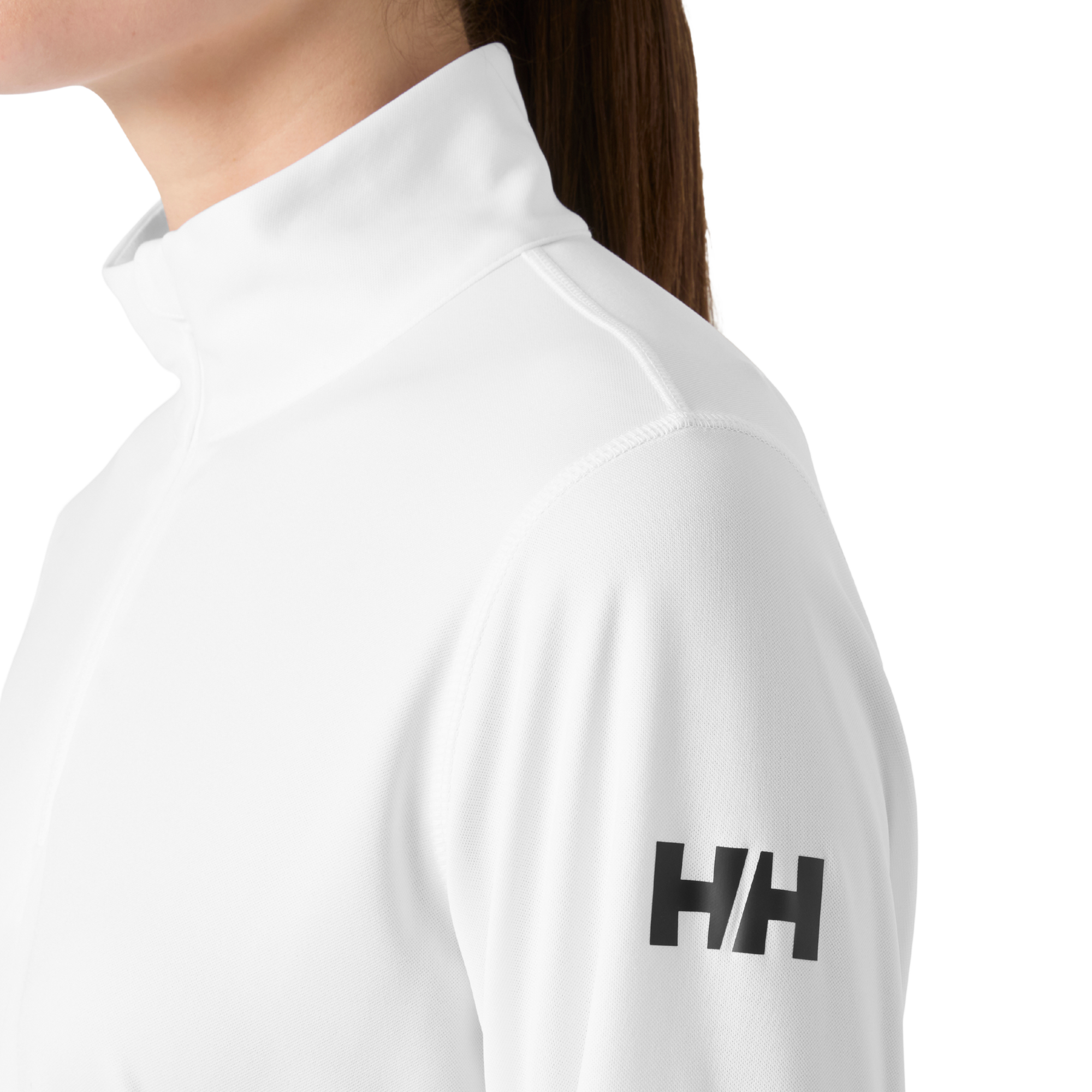 Helly Hansen Women's HH Tech UPF50 Half Zip Technical Top (White)