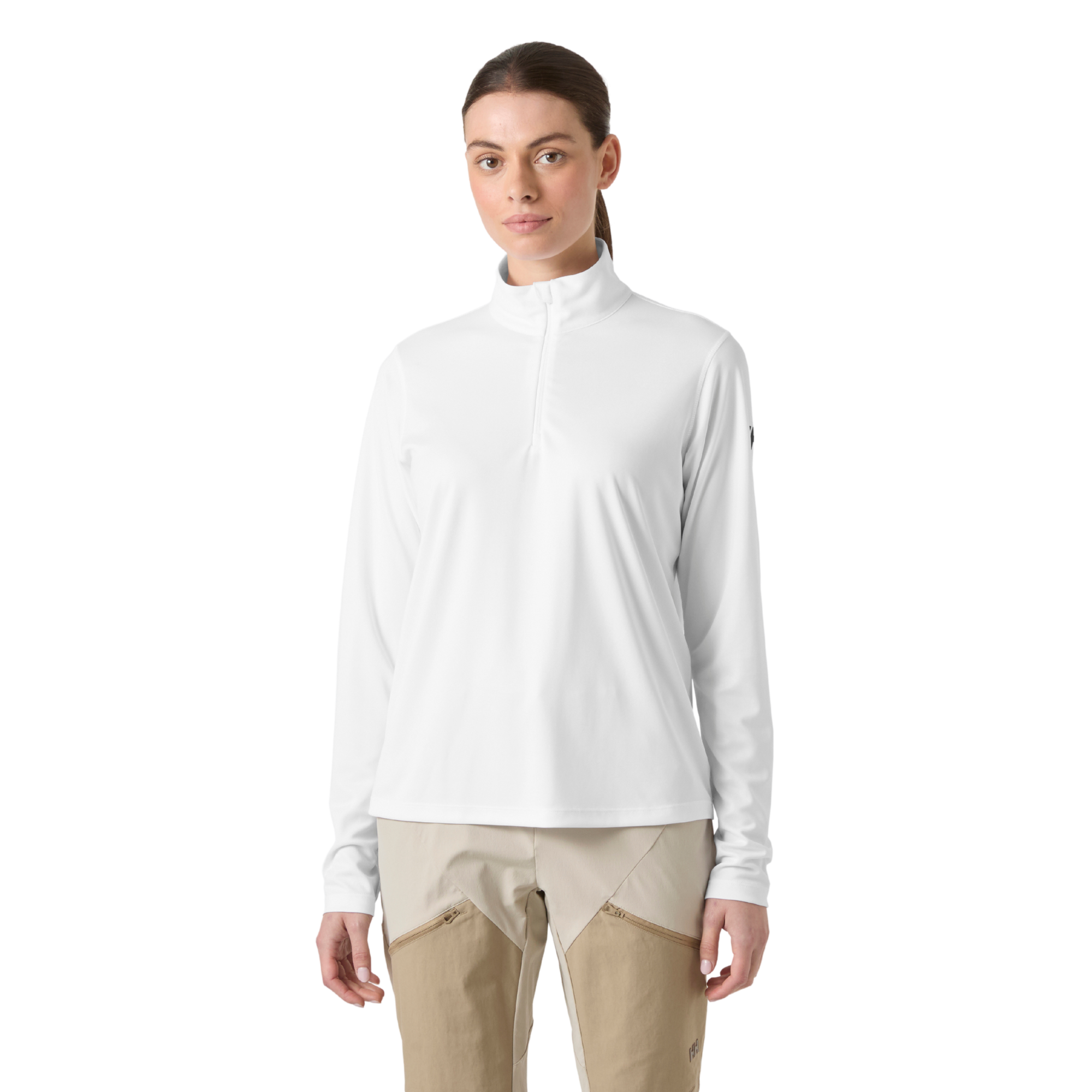Helly Hansen Women's HH Tech UPF50 Half Zip Technical Top (White)
