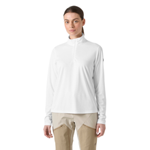 Load image into Gallery viewer, Helly Hansen Women's HH Tech UPF50 Half Zip Technical Top (White)
