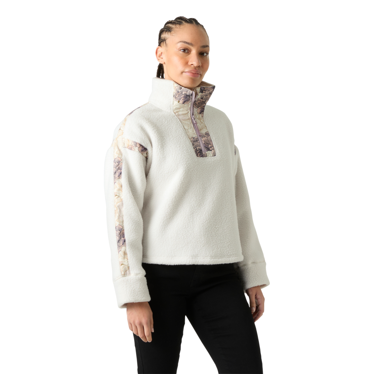 Helly Hansen Women's Imperial Pile Half Zip Pullover Fleece Top Snow 046 49581