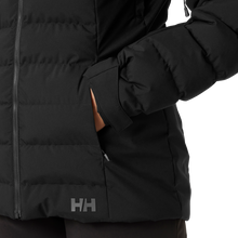 Load image into Gallery viewer, Helly Hansen Women's Imperial Puffy Insulated HT Waterproof Ski Jacket (Black)