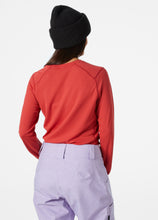 Load image into Gallery viewer, Helly Hansen Women&#39;s Lifa Active Crew Neck Long Sleeve Base Layer Top (Poppy Red)
