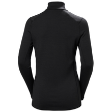 Load image into Gallery viewer, Helly Hansen Women's Lifa Merino Midweight Half Zip Base Layer Top (Black)