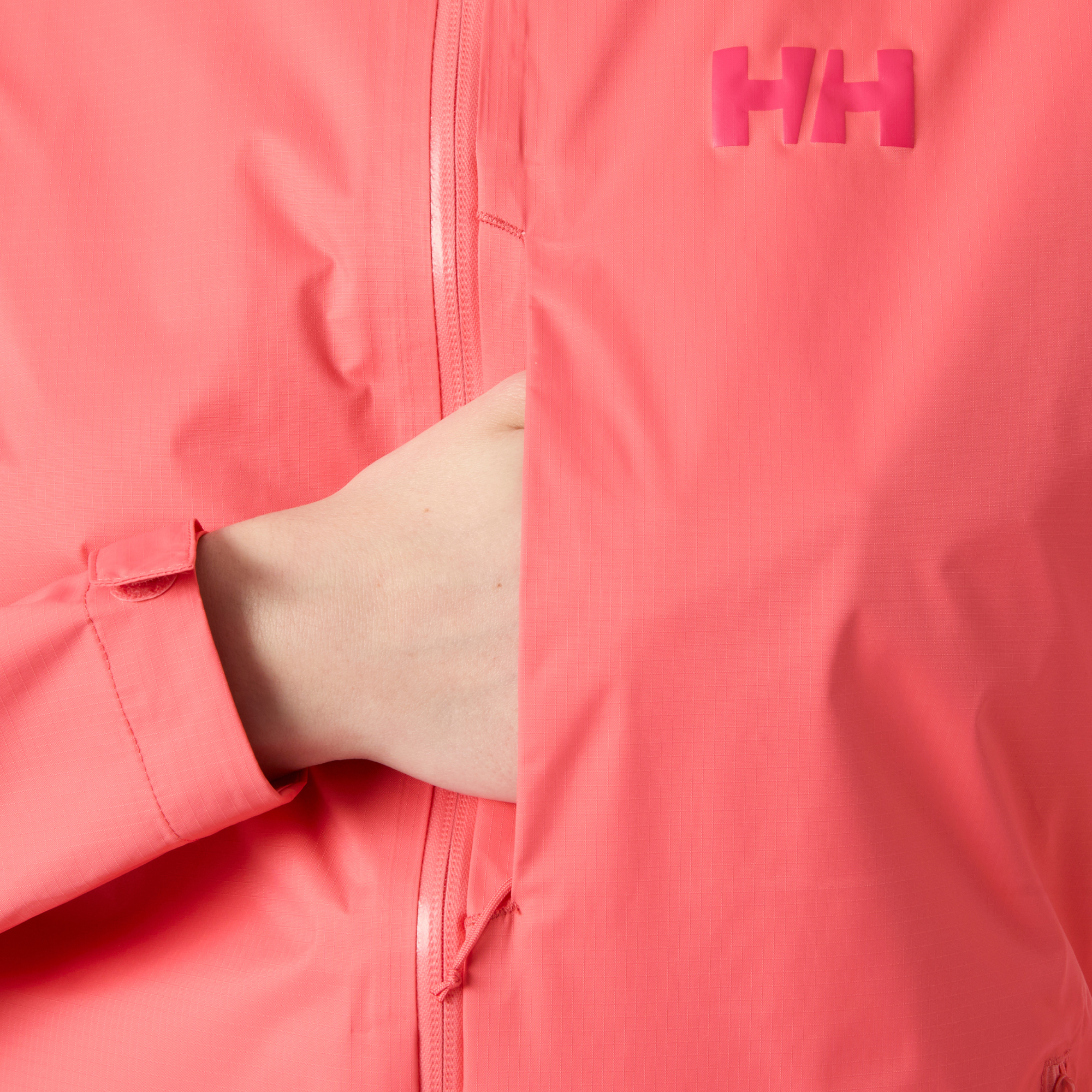 Helly Hansen Women's Loke Terra 2.5L HT Waterproof Jacket (Sunset Pink)