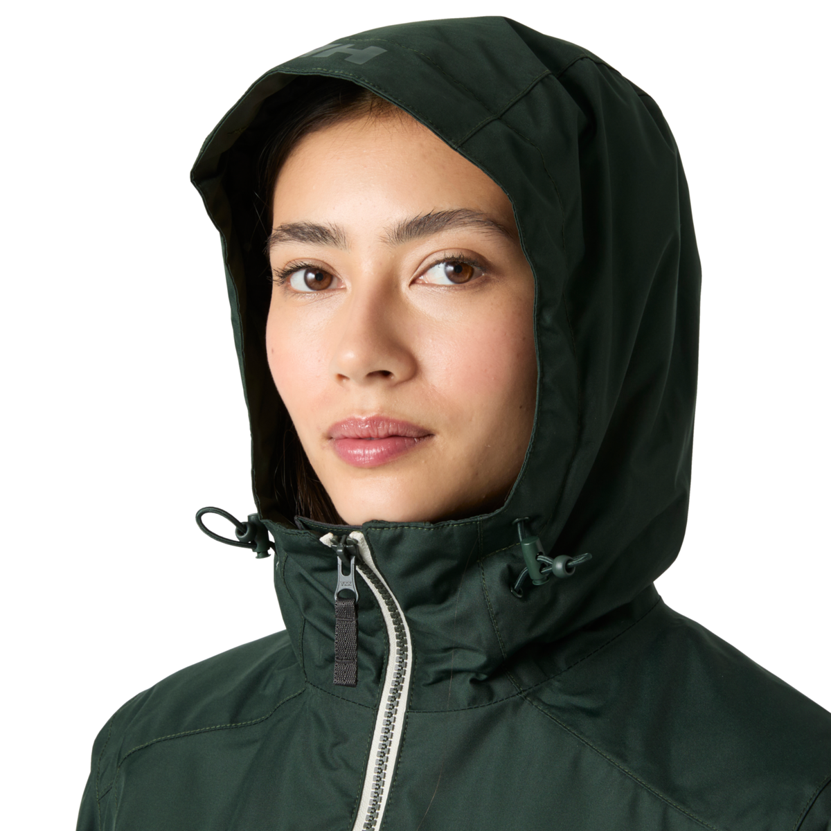 Helly Hansen Women's Long Belfast Winter Insulated Waterproof Coat Dark Jungle 418 62395