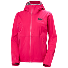 Load image into Gallery viewer, Helly Hansen Women's Momentum 3L Stretch HT Waterproof Jacket (Cranberry)