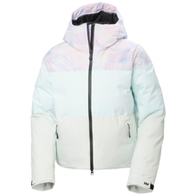 Load image into Gallery viewer, Helly Hansen Women's Nora Short Puffy Insulated Ski Jacket (Reflections AOP)