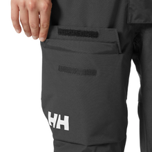 Load image into Gallery viewer, Helly Hansen Women's Pier 4.0 HT Waterproof Sailing Bib (Ebony)