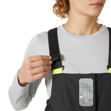 Load image into Gallery viewer, Helly Hansen Women's Pier 4.0 HT Waterproof Sailing Bib (Ebony)