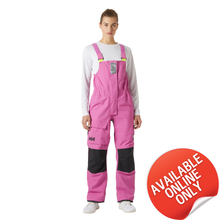 Load image into Gallery viewer, Helly Hansen Women's Pier 4.0 HT Waterproof Sailing Bib (Meta Pink)
