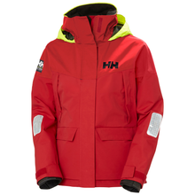 Load image into Gallery viewer, Helly Hansen Women's Pier 4.0 HT Waterproof Sailing Jacket (Alert Red)