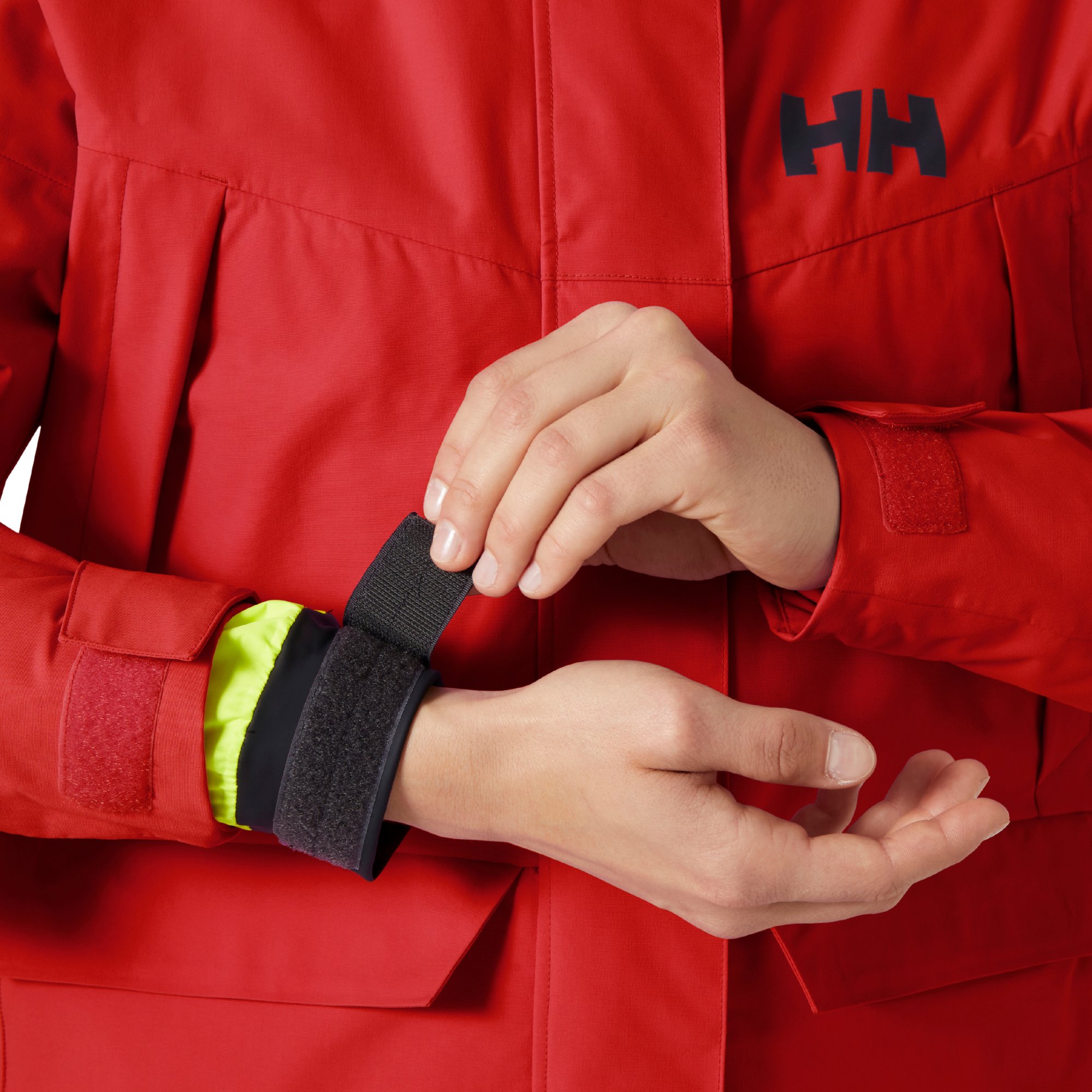 Helly Hansen Women's Pier 4.0 HT Waterproof Sailing Jacket (Alert Red)