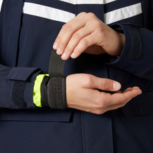 Load image into Gallery viewer, Helly Hansen Women's Pier 4.0 HT Waterproof Sailing Jacket (Navy
