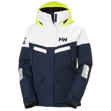 Load image into Gallery viewer, Helly Hansen Women's Pier 4.0 HT Waterproof Sailing Jacket (Navy