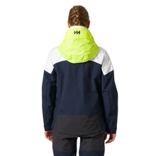 Load image into Gallery viewer, Helly Hansen Women's Pier 4.0 HT Waterproof Sailing Jacket (Navy