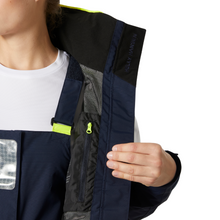 Load image into Gallery viewer, Helly Hansen Women's Pier 4.0 HT Waterproof Sailing Jacket (Navy