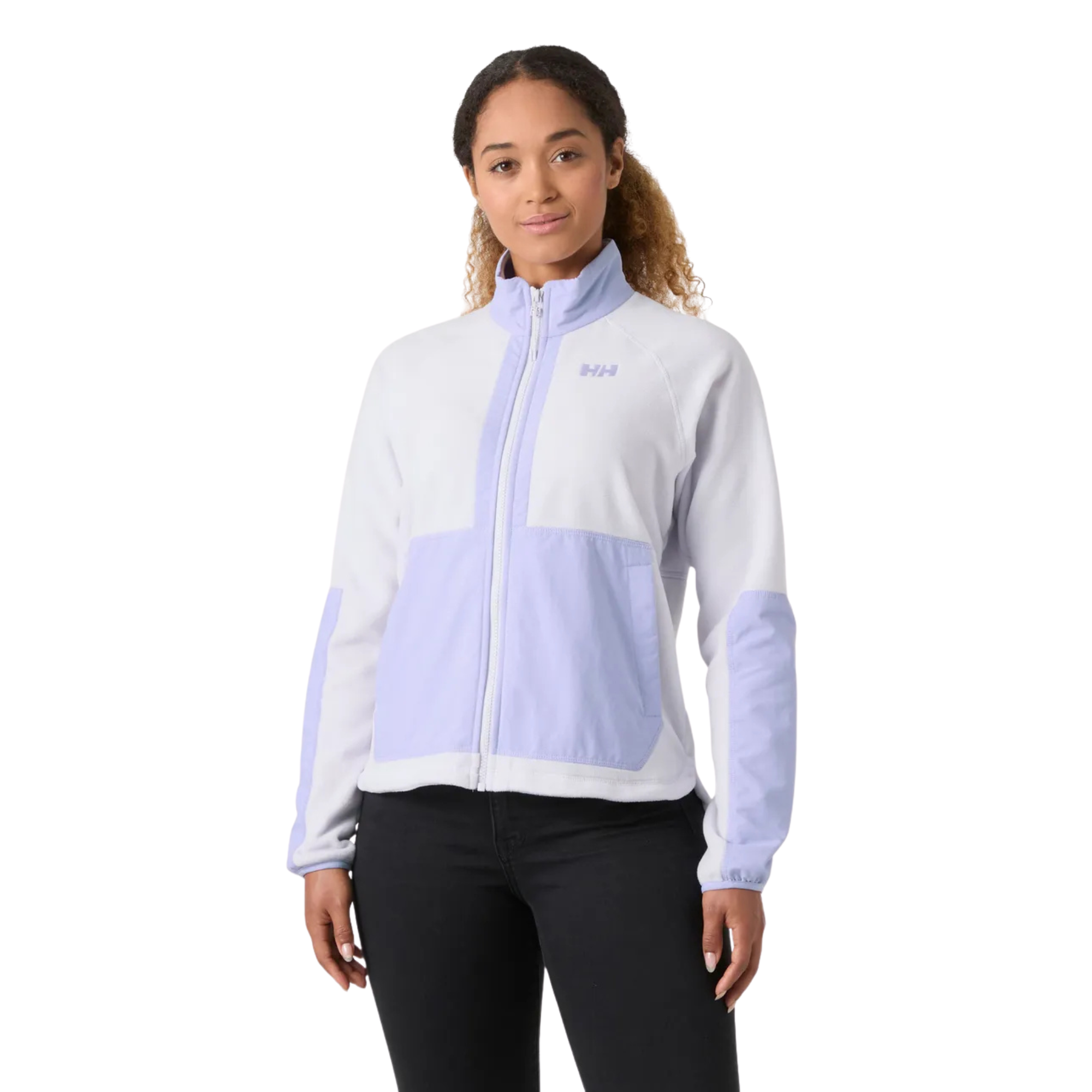 Helly Hansen Women's Rig Full Zip Fleece Jacket Even Light Purple 687 54078