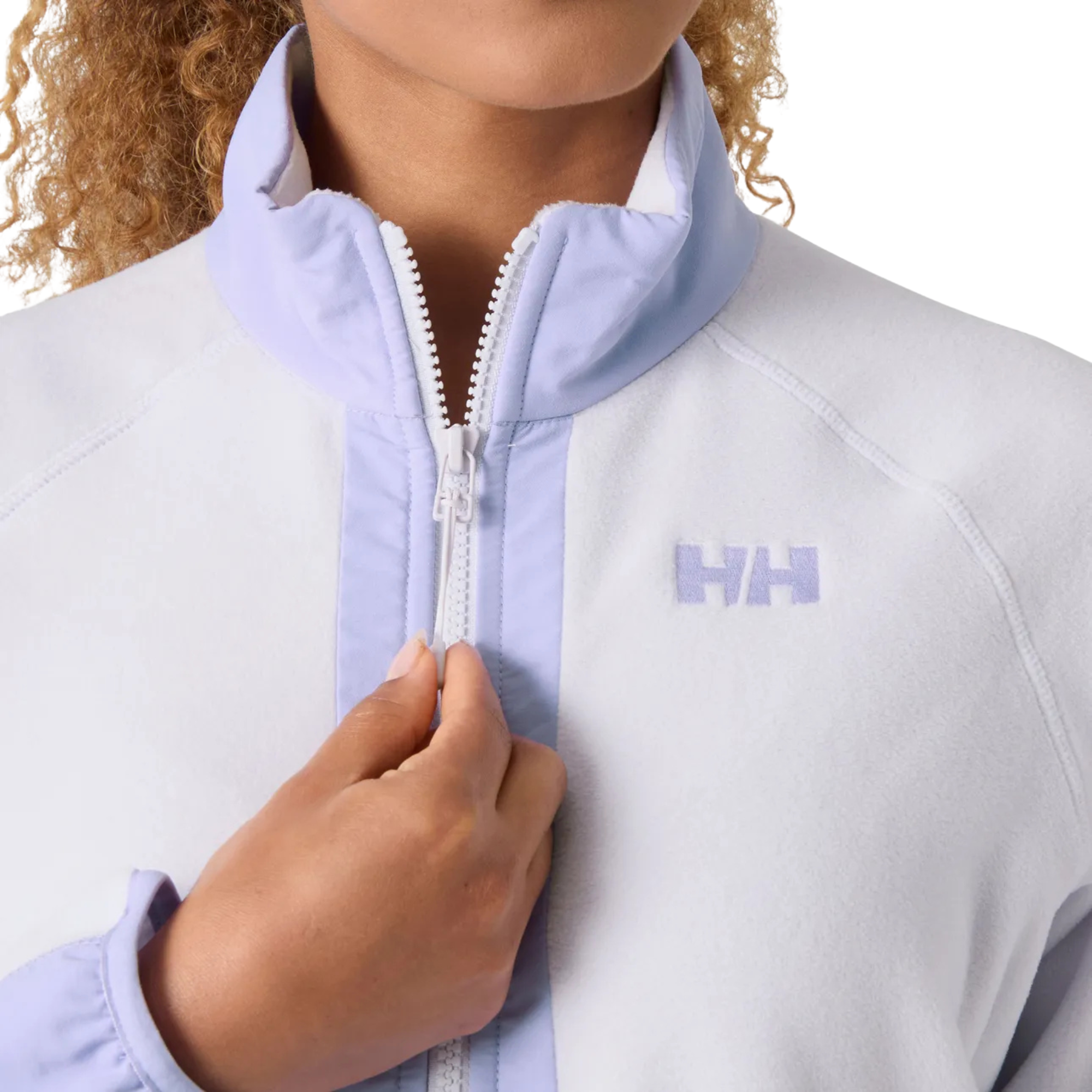 Helly Hansen Women's Rig Full Zip Fleece Jacket Even Light Purple 687 54078