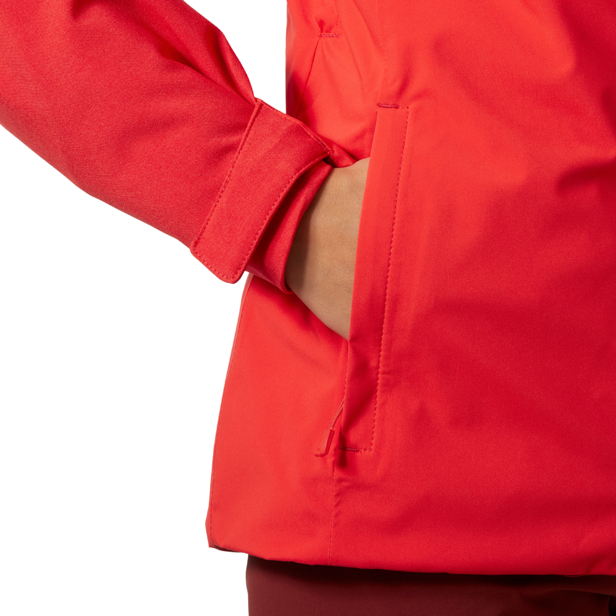 Helly Hansen Women's Snowplay Waterproof Ski Jacket (Alert Red)